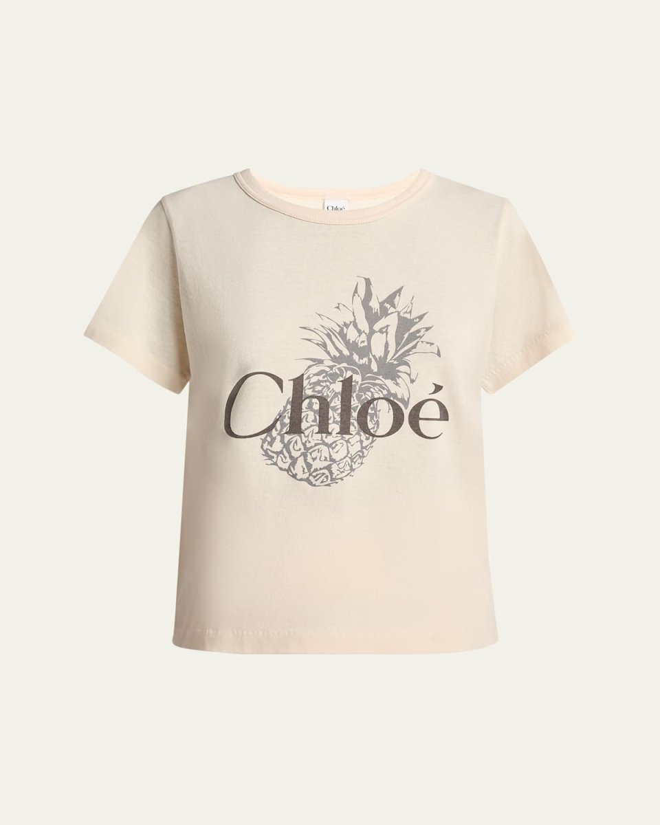Pineapple Logo Cotton Jersey T